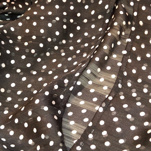 Preloved Lane Bryant Sheer Cold Shoulder Top B6 - Picture 4 of 7